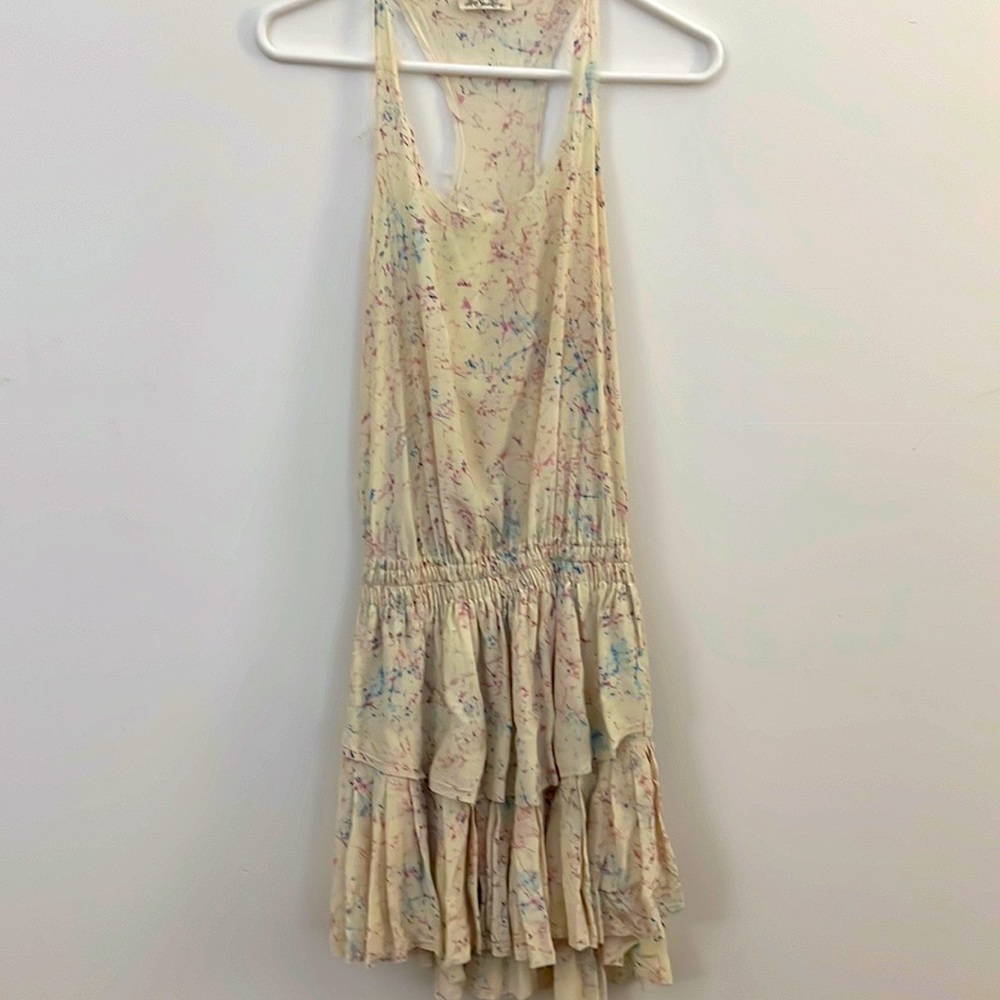 LoveShackFancy racerback tiered skirt dress